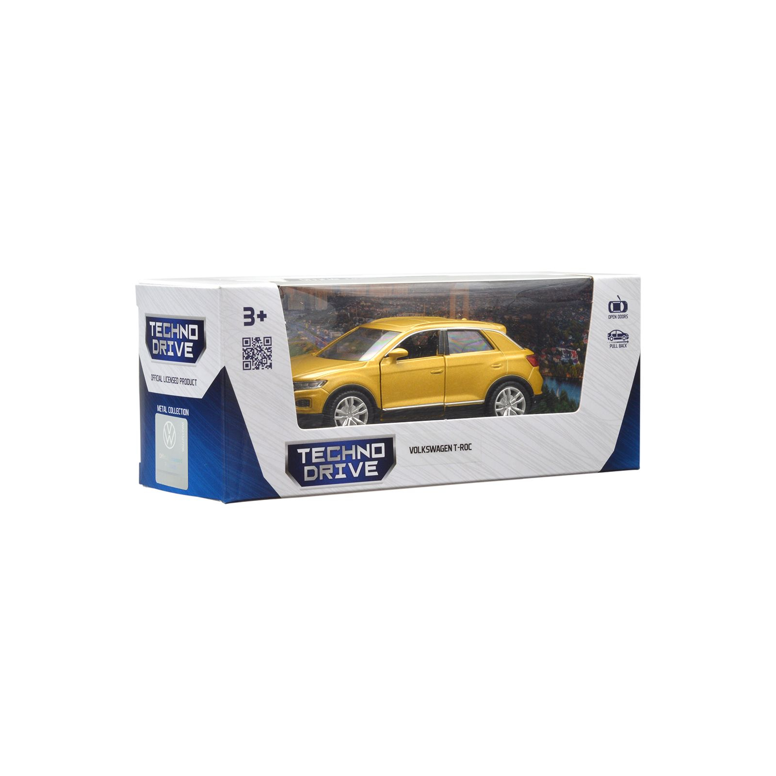 Машина Techno Drive Volkswagen T-Roc 2017 золотой (250345U) изображение 2