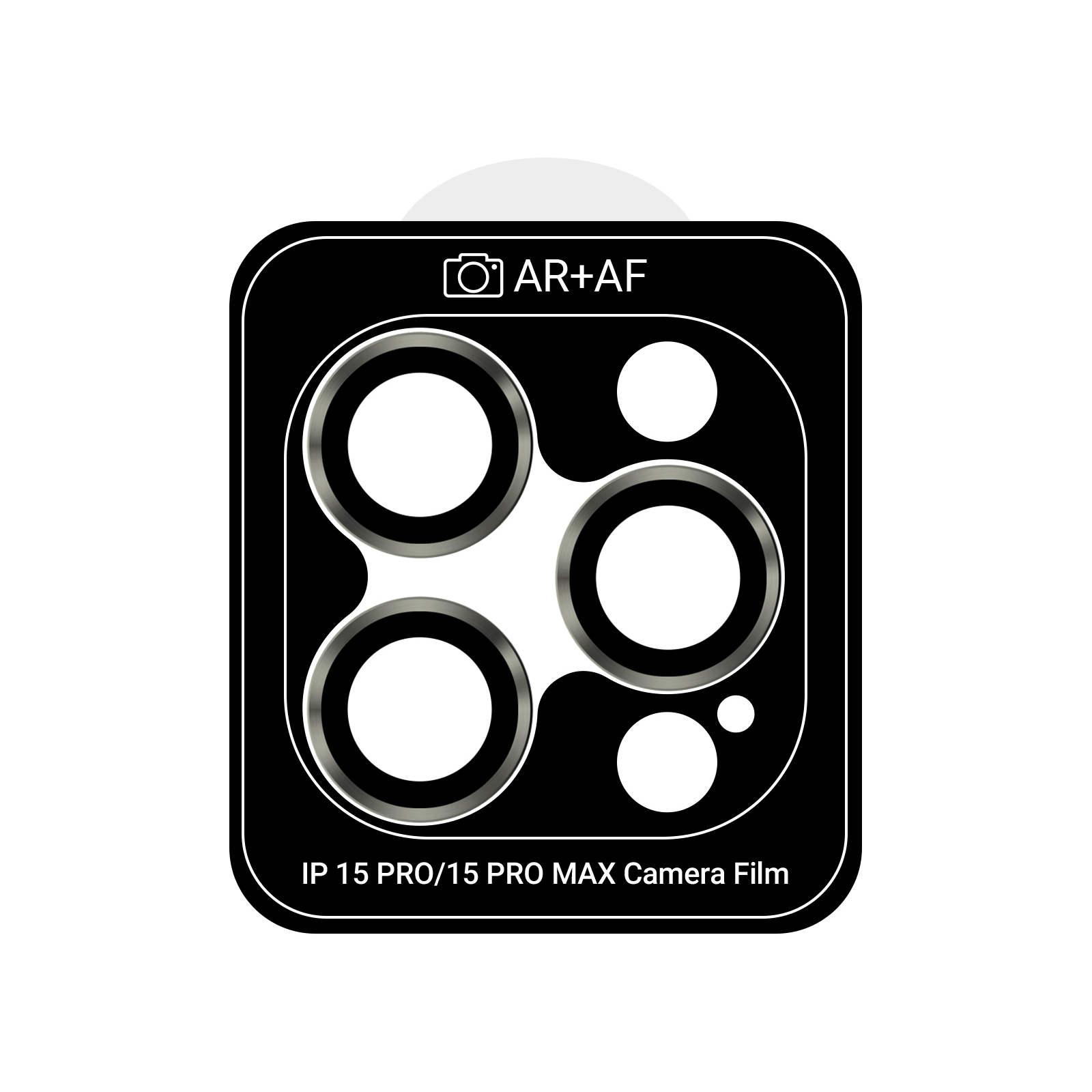 Стекло защитное Armorstandart Camera Pro Apple iPhone 15 Pro / 15 Pro Max Natural Titanium (ARM73319)