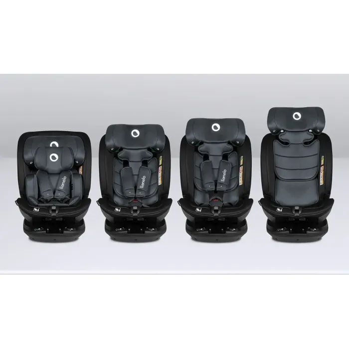 Автокрісло Lionelo Bastiaan RWF i-Size Black Carbon, чорне (LO-BASTIAAN RWF I-SIZE BLACK CARBON) зображення 7