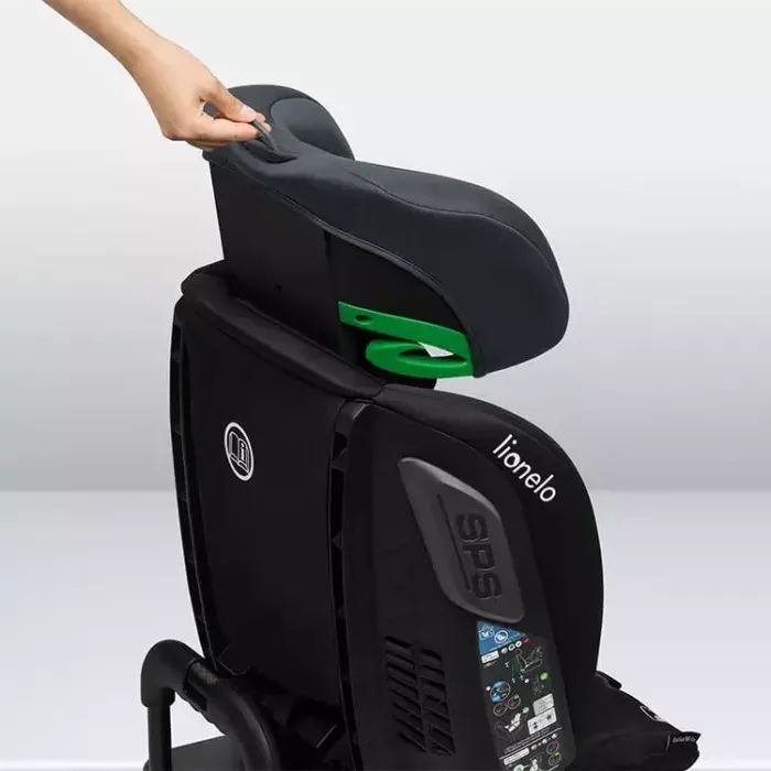 Автокрісло Lionelo Bastiaan RWF i-Size Black Carbon, чорне (LO-BASTIAAN RWF I-SIZE BLACK CARBON) зображення 8