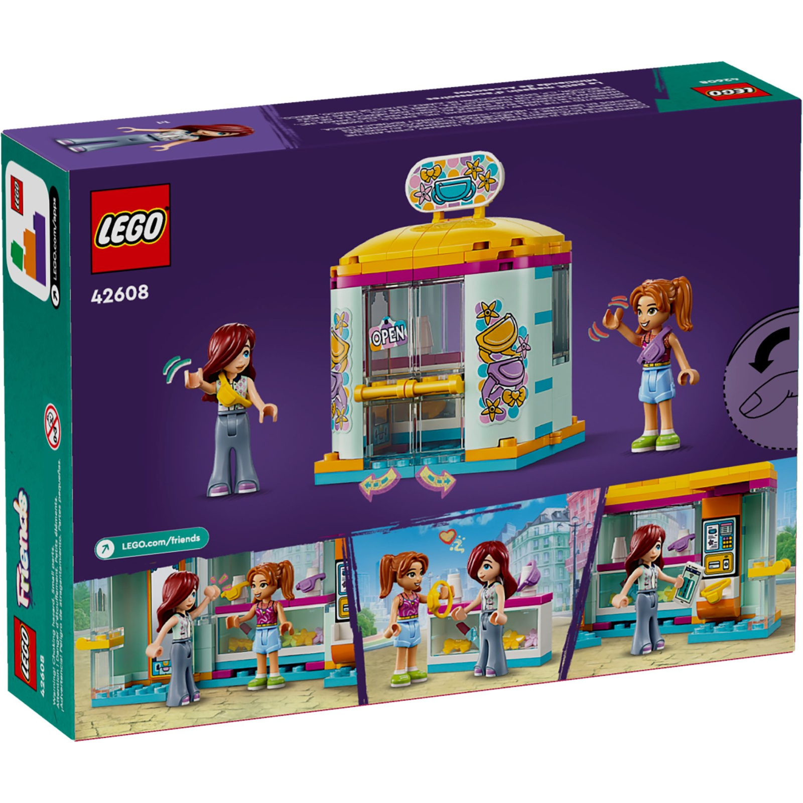 Конструктор LEGO Friends Магазинчик аксессуаров 129 деталей (42608) изображение 6