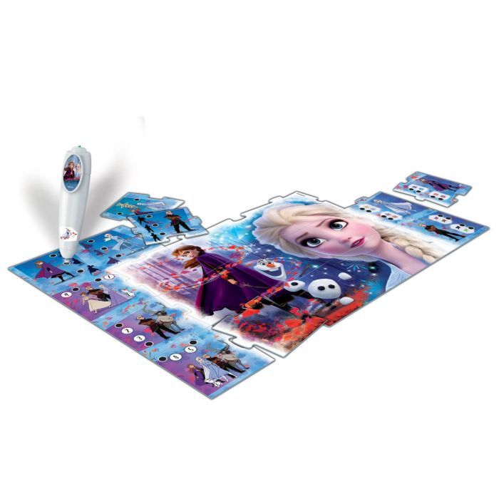 Интерактивная игрушка Clementoni пазл с интерактивной ручкой Frozen II, 70х100 см (61875) изображение 2