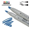 Художественный маркер Marvy двусторонний 1900B-S Голубой (752481291032)
