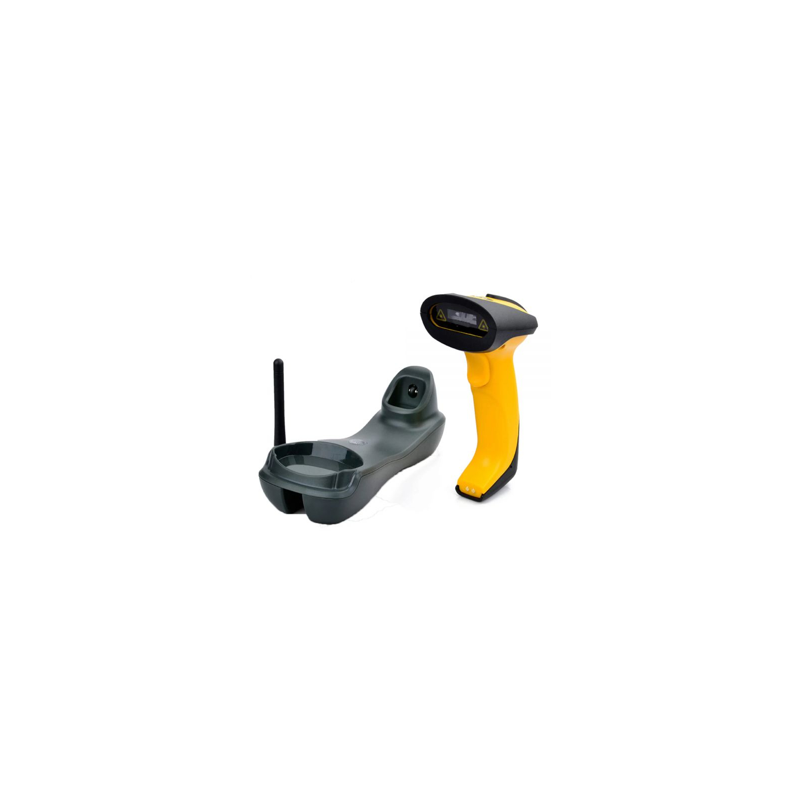Сканер штрих-кода UKRMARK EV-W2503 2D, 433MHz, USB, IP64, stand, black/yellow (900769)