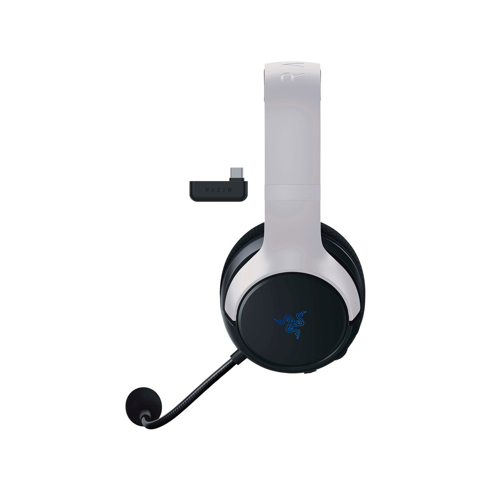 Навушники Razer Kaira Hyperspeed for PS5 Bluetooth White/Black (RZ04-03980200-R3G1) зображення 3