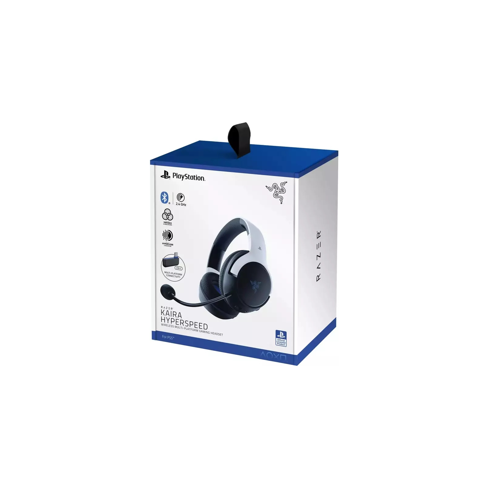 Навушники Razer Kaira Hyperspeed for PS5 Bluetooth White/Black (RZ04-03980200-R3G1) зображення 7