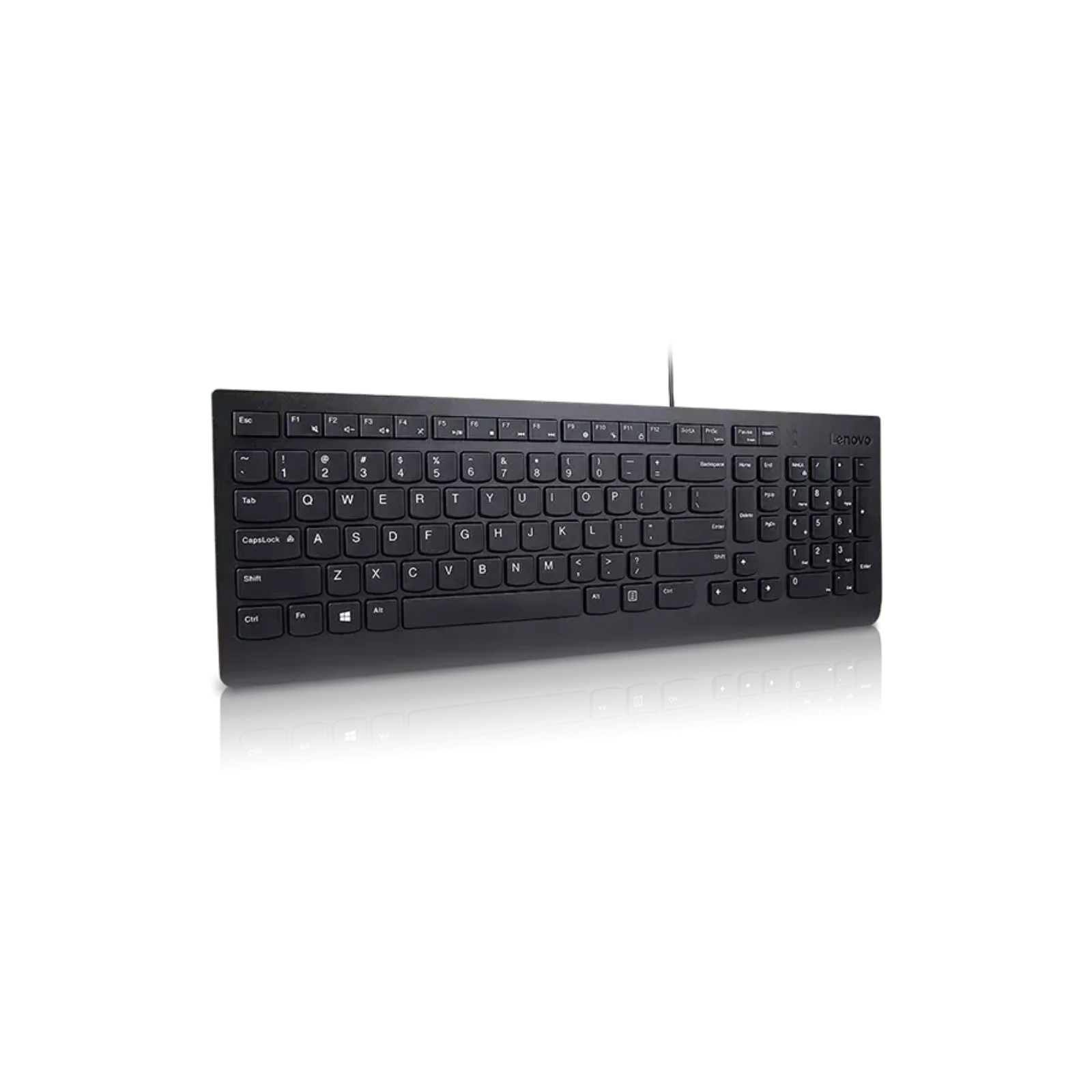 Клавіатура Lenovo Essential USB UA Black (4Y41C75141) зображення 2