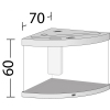 Аквариум Juwel Trigon 190 LED 99x60x70 см 190 л угловой (дуб) (4022573168501) изображение 3