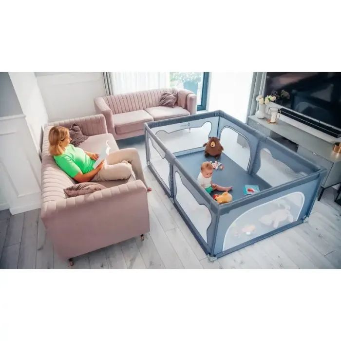 Детский манеж Lionelo Willow Grey Concrete (LO-WILLOW GREY CONCRETE) изображение 9