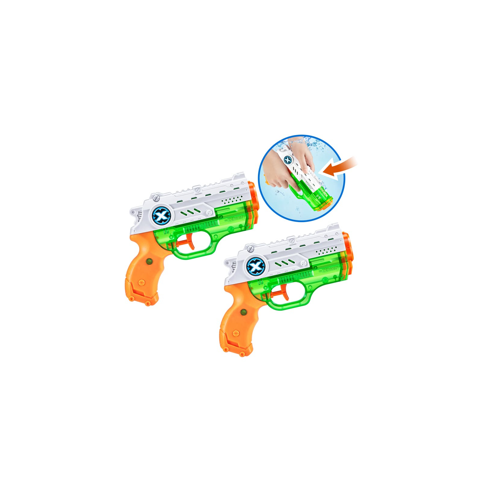 Іграшкова зброя Zuru X-Shot Warfare Набір водних бластерів Fast Fill Nano Double Pack (56334R)