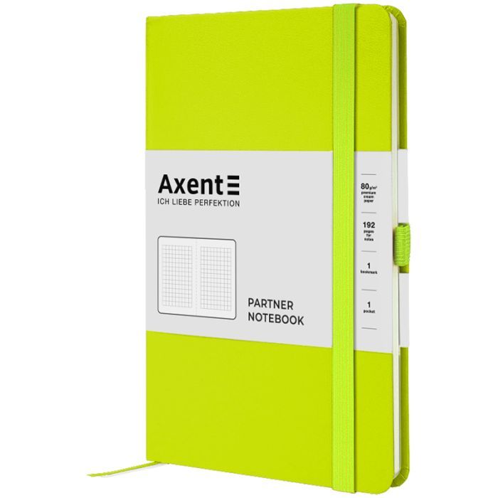 Книга записная Axent Partner 125x195 мм 96 листов в клетку Лимонная (8201-60-A) изображение 2