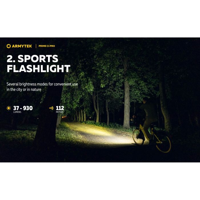 Ліхтар Armytek Prime C1 Pro Marnet USB Warm (F07901W) зображення 9