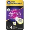 Гігієнічні прокладки Always Platinum Secure Night Розмір 4 20 шт. (8700216186797) зображення 2