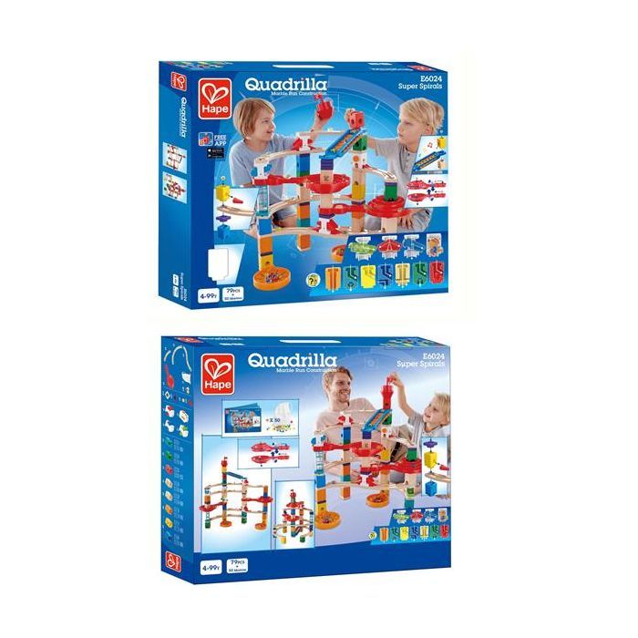 Конструктор Hape лабіринт Quadrilla Спіралі 129 елементів (E6024) зображення 3