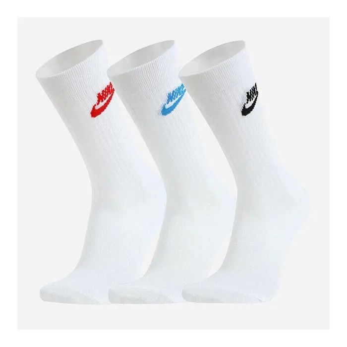 Носки Nike U NK NSW EVERYDAY ESSENTIAL CR DX5025-911 46-50 3 пари Білі (196148785753)