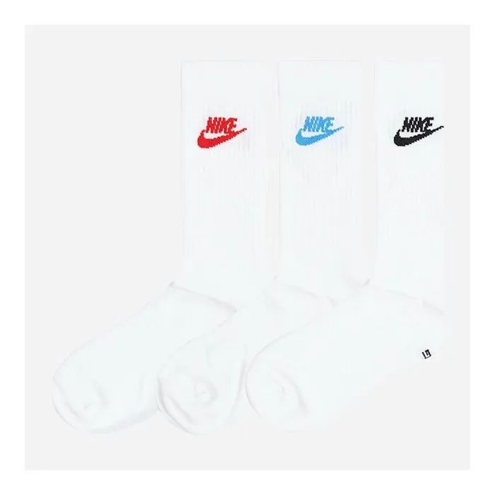 Носки Nike U NK NSW EVERYDAY ESSENTIAL CR DX5025-911 46-50 3 пари Білі (196148785753) изображение 4