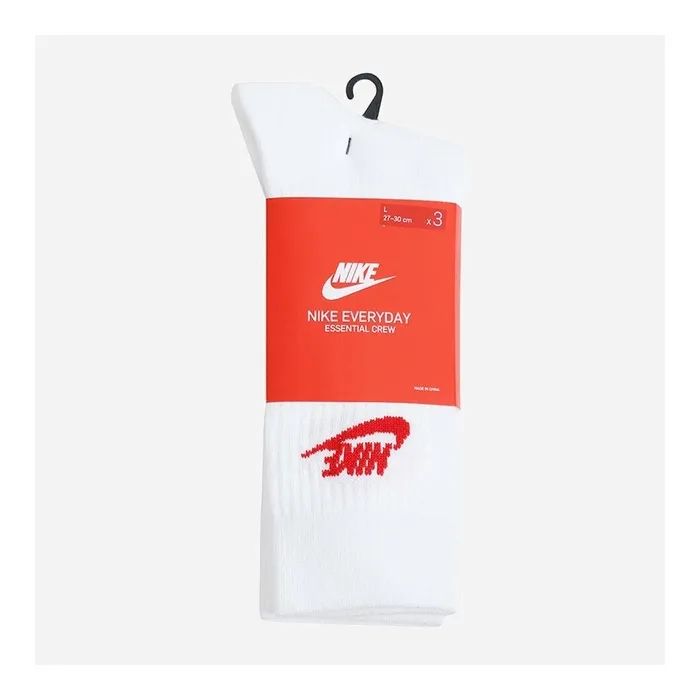 Носки Nike U NK NSW EVERYDAY ESSENTIAL CR DX5025-911 46-50 3 пари Білі (196148785753) изображение 7