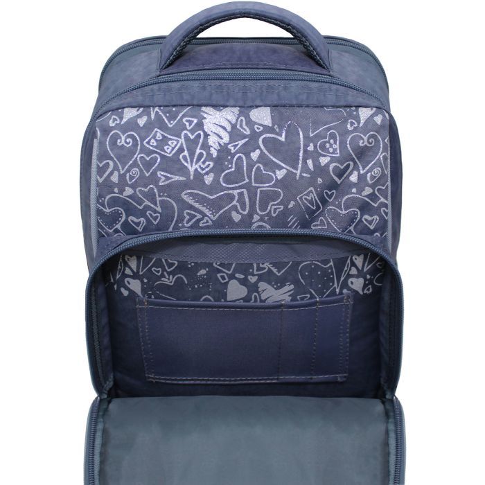Рюкзак школьный Bagland Школьник 8 л. 321 серый 94 д (00112702) (5886804) изображение 3