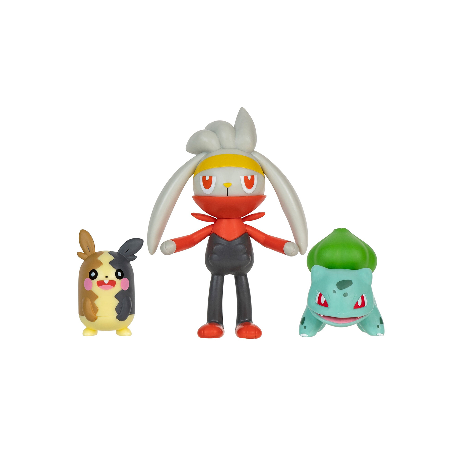 Фигурка Pokemon набор W18 - Морпеко, Бульбазавр, Рабут (PKW3055) изображение 3