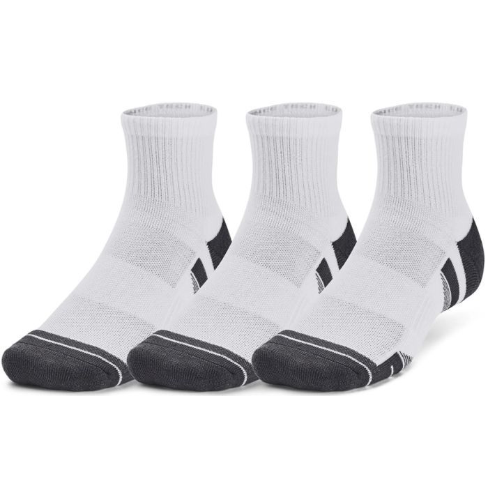 Носки Under Armour 1379510-001 Performance Tech 3 пари Qtr чорний MD (196884001100)
