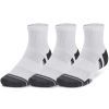Носки Under Armour 1379510-100 Performance Tech 3 пари Qtr білий MD (196884002121)