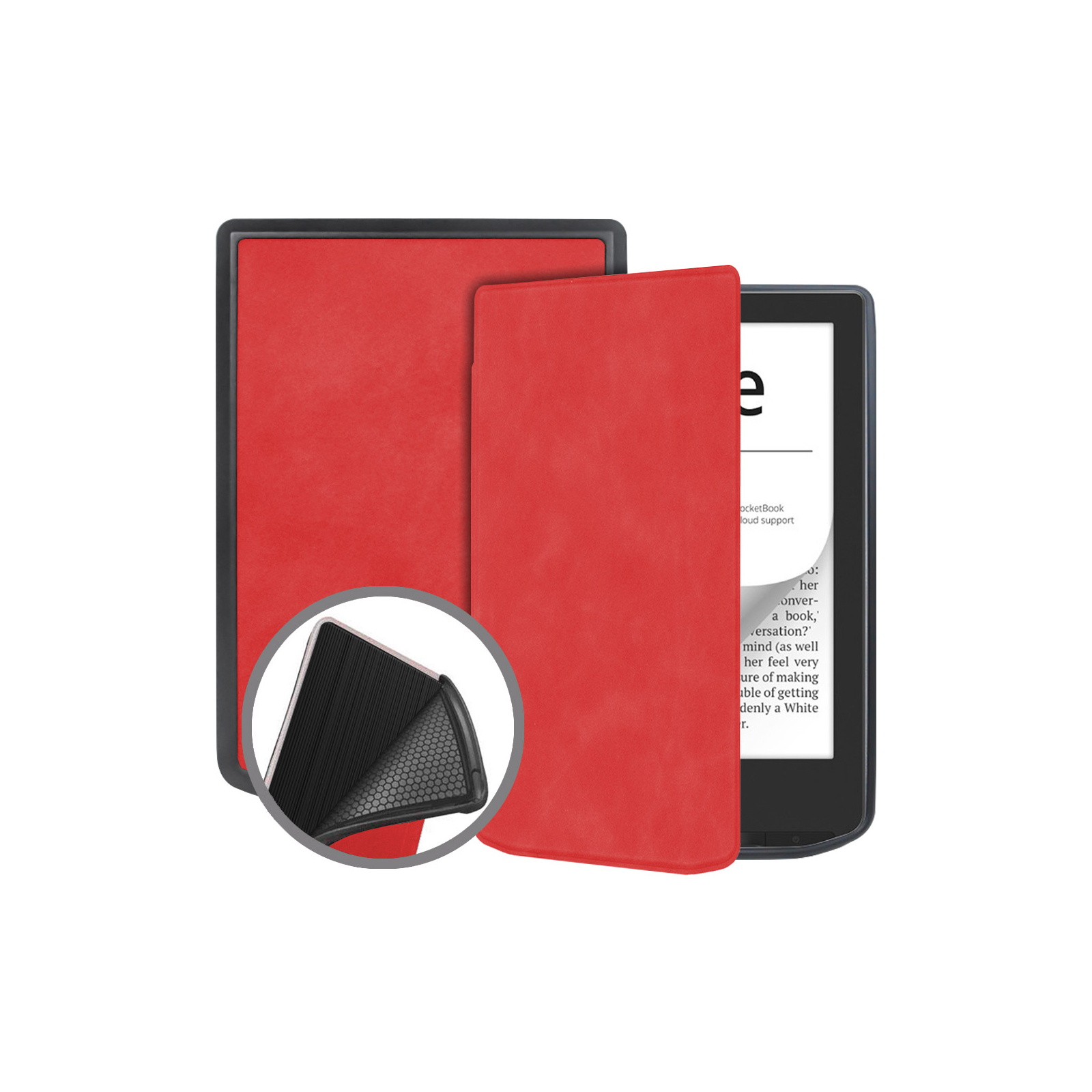 Чохол до електронної книги BeCover Smart Case PocketBook 629 Verse / 634 Verse Pro 6" Library Girl (710975) зображення 2