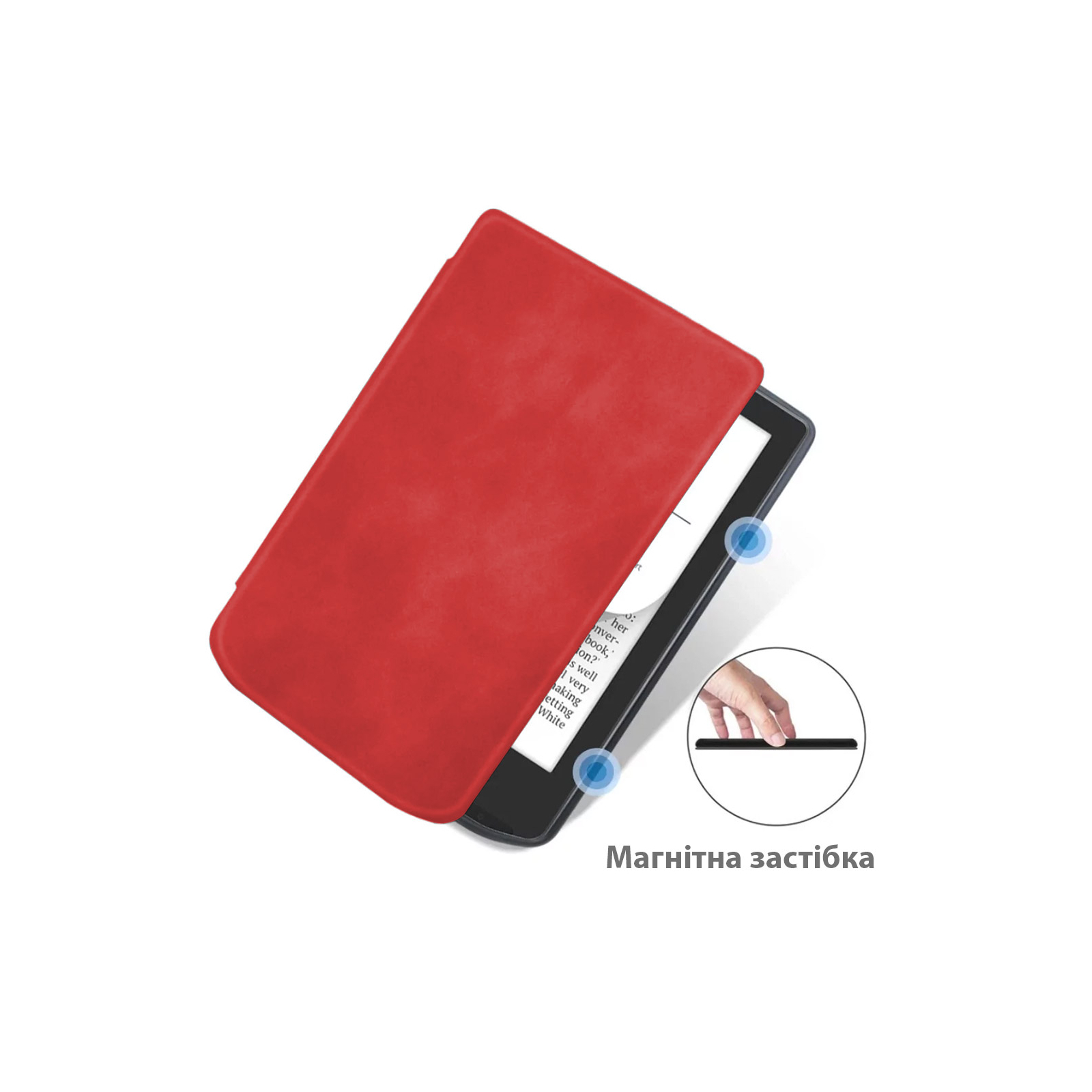 Чохол до електронної книги BeCover Smart Case PocketBook 629 Verse / 634 Verse Pro 6" Red (710979) зображення 4