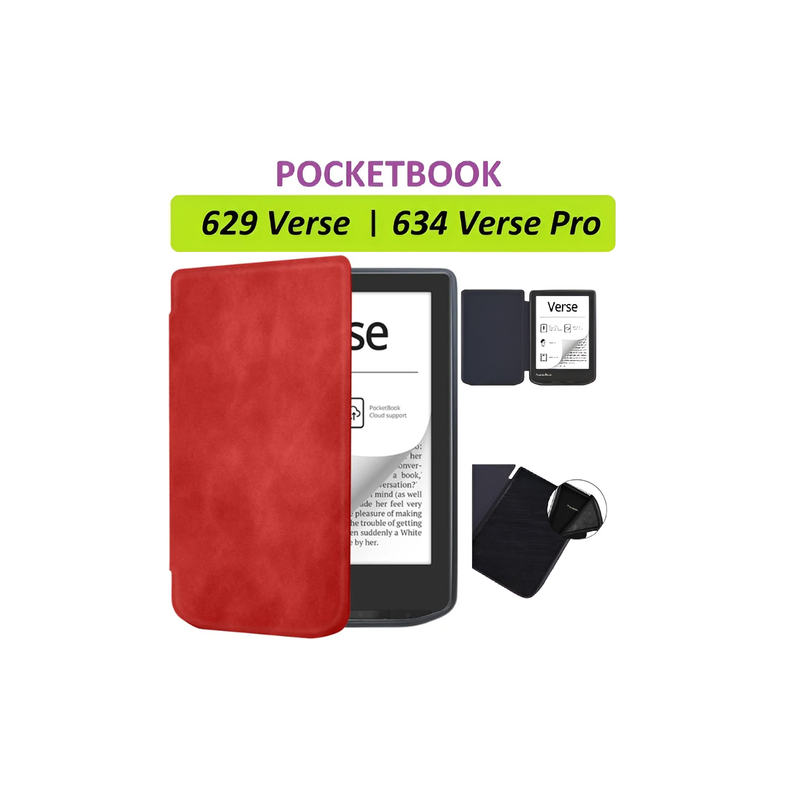 Чохол до електронної книги BeCover Smart Case PocketBook 629 Verse / 634 Verse Pro 6" Library (710974) зображення 8
