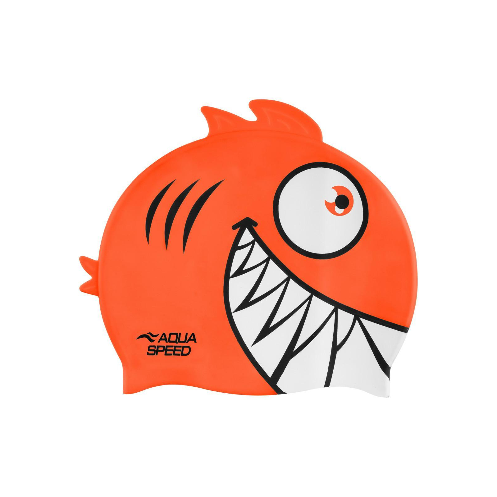 Шапка для плавання Aqua Speed Zoo Pirana 246-75 9702 помаранчовий Діт OSFM (5908217697028)