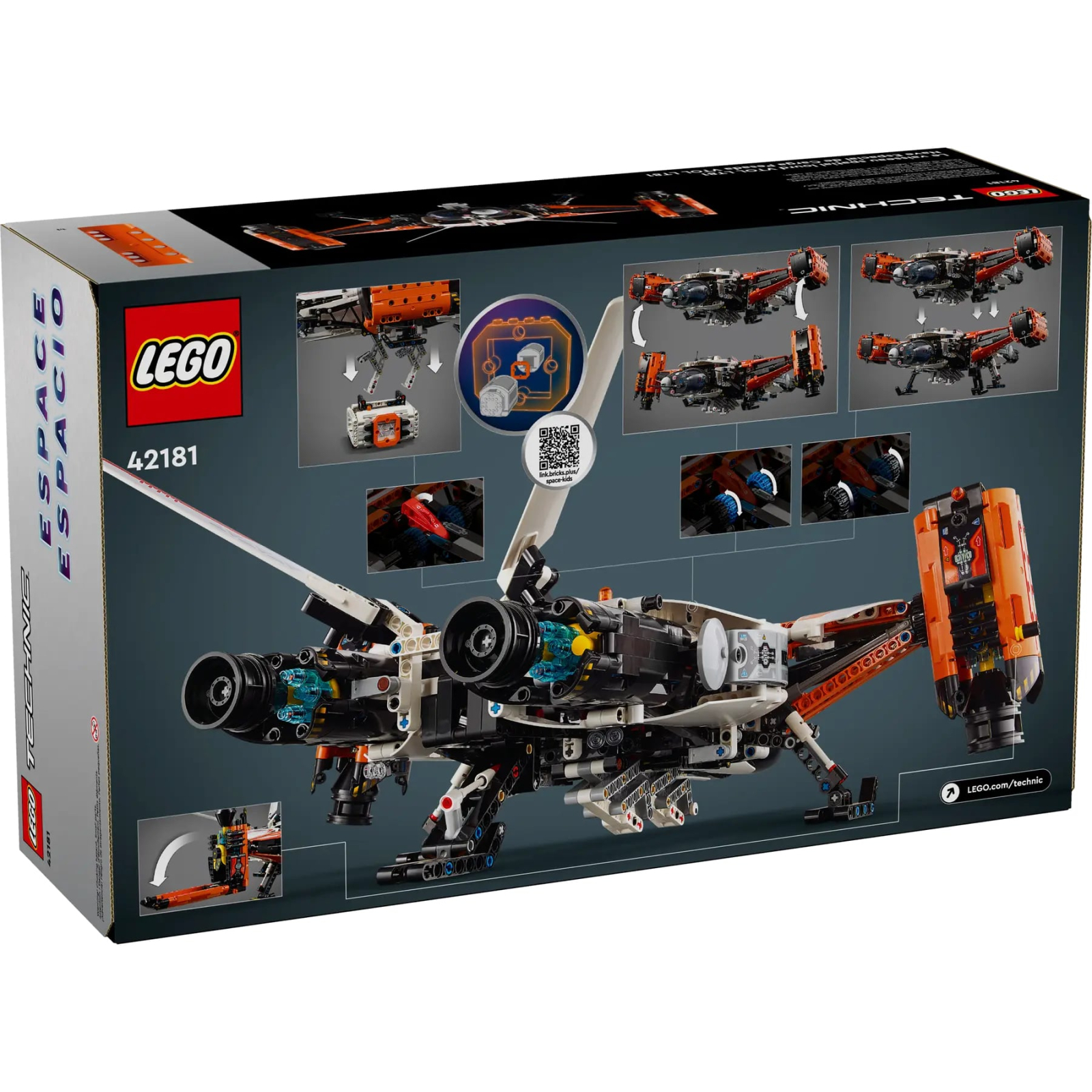 Конструктор LEGO Technic Вантажний космічний корабель VTOL LT81 1365 деталей (42181) зображення 10