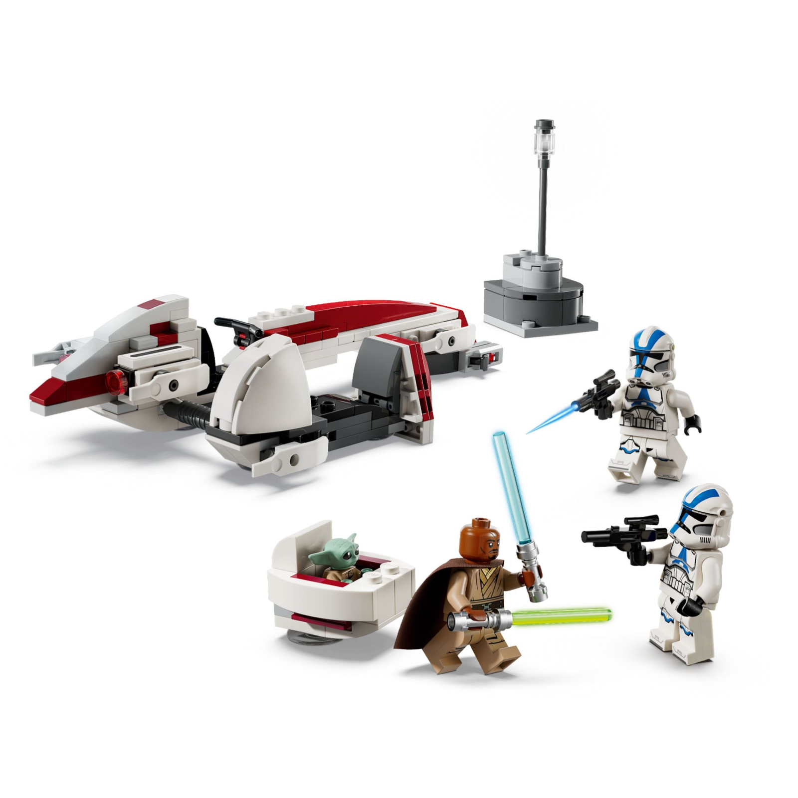 Конструктор LEGO Star Wars Втеча на BARC спідері 221 деталь (75378) зображення 4