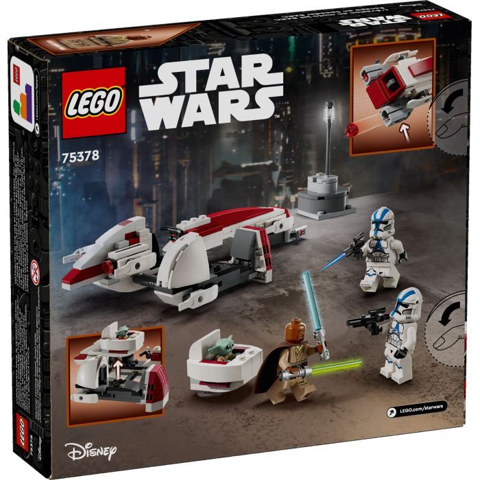 Конструктор LEGO Star Wars Втеча на BARC спідері 221 деталь (75378) зображення 7