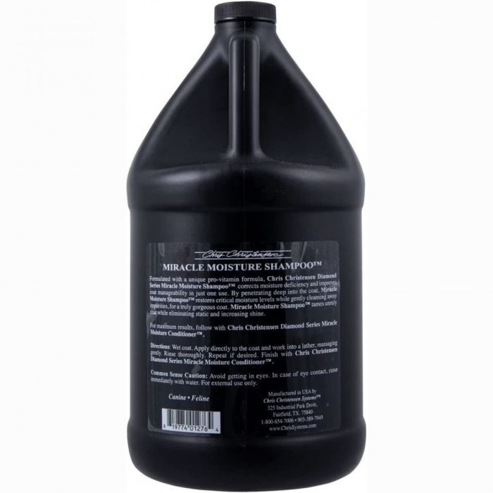 Шампунь для животных Chris Christensen Miracle Moisture для ухода за шерстью 3.8 л (819774012764) изображение 2