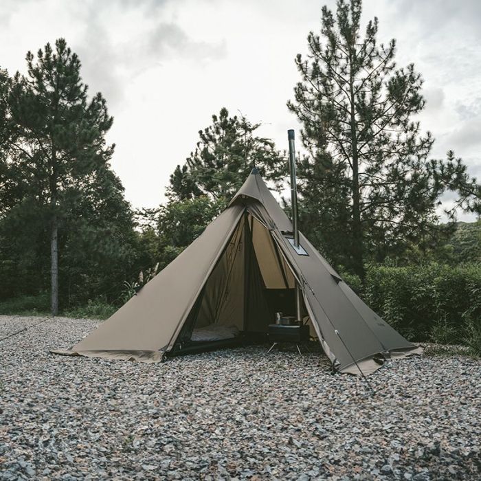 Намет Naturehike із гострою верхівкою CNK2300ZP025 коричневий (6976023922534) зображення 4