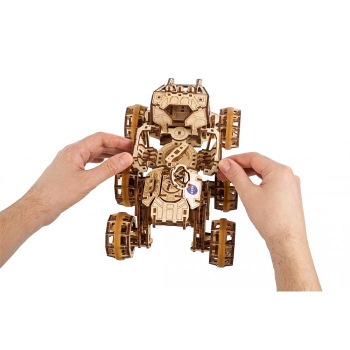 Конструктор Ugears механічний Пілотований марсохід (70206) зображення 7