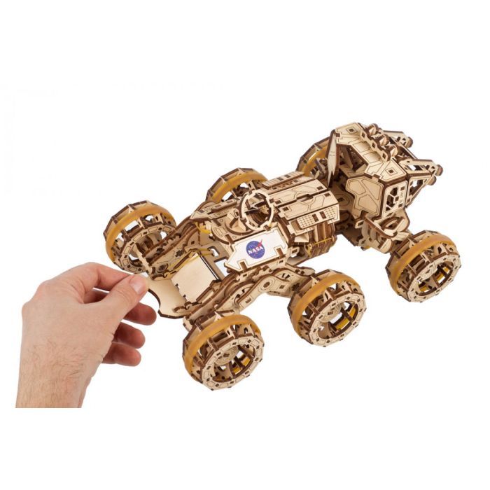 Конструктор Ugears механічний Пілотований марсохід (70206) зображення 8