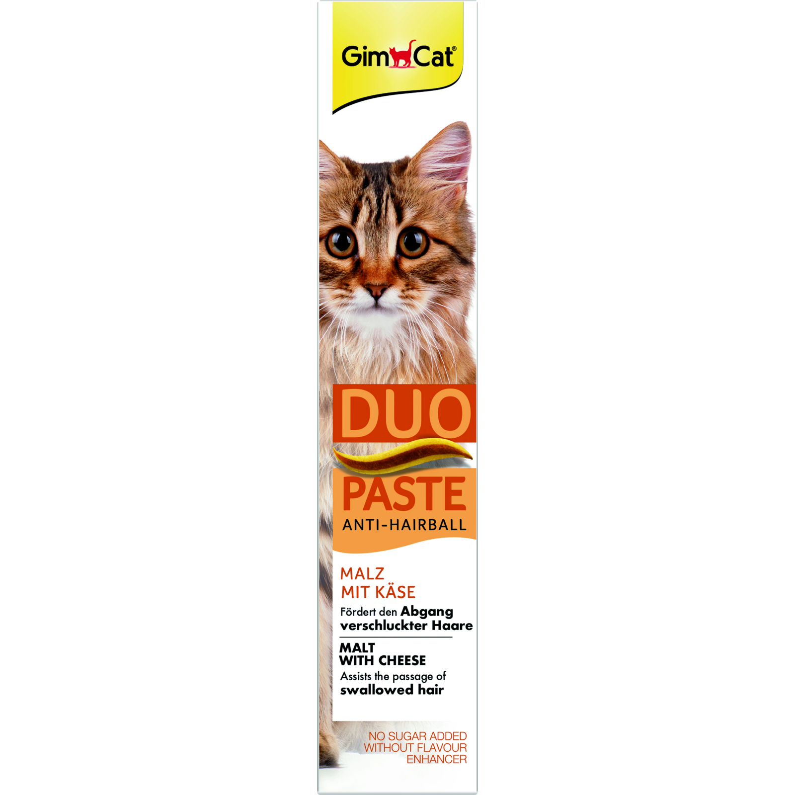 Паста для тварин GimCat DUO PASTE Anti-hairball malt with cheese мальт та сир 50 г (4002064427218) зображення 2
