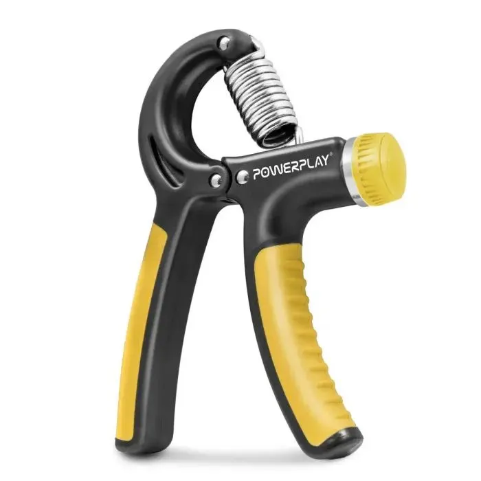 Еспандер PowerPlay кистьовий 10-40 кг Strength Grip Чорно-жовтий (PP_4323_Bl/Yellow)