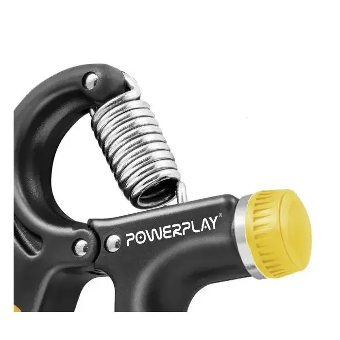 Еспандер PowerPlay кистьовий 10-40 кг Strength Grip Чорно-жовтий (PP_4323_Bl/Yellow) зображення 3