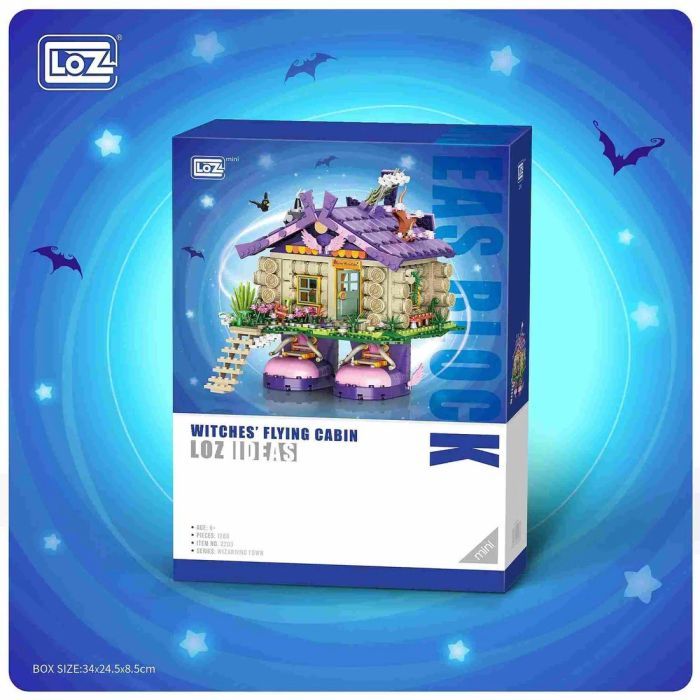 Конструктор LOZ mini Летающий домик ведьмы без фигурок (2203) изображение 2