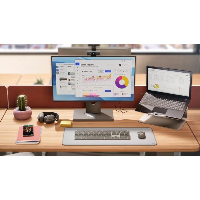 Комплект Logitech Signature Slim MK950 for Business Wireless/Bluetooth UA Graphite (920-012508) изображение 7