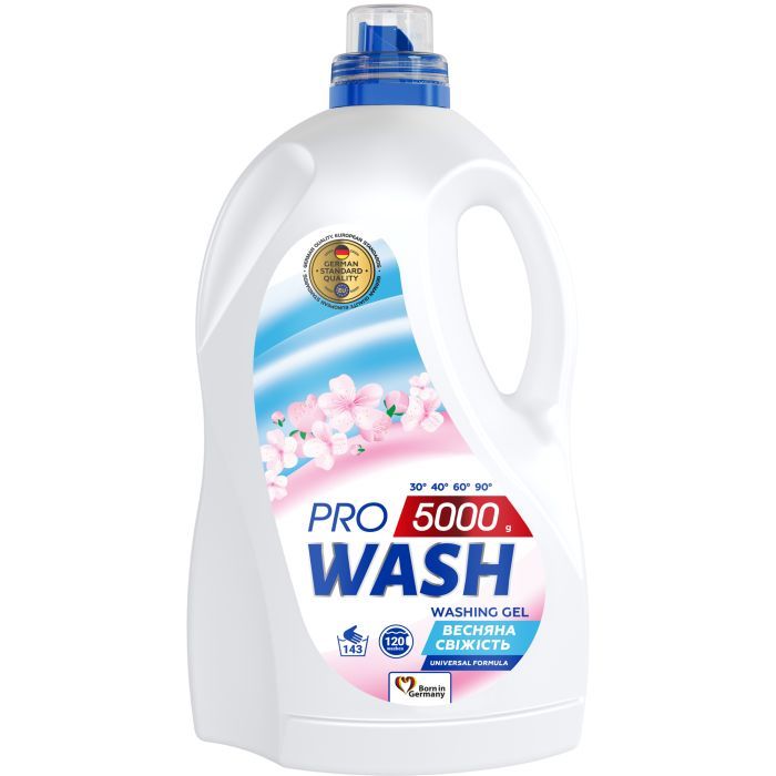 Гель для стирки Pro Wash Весенняя свежесть 5 кг (4262396144140)