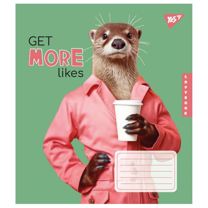 Зошит Yes Get more likes 18 аркушів клітинка (767246) зображення 5