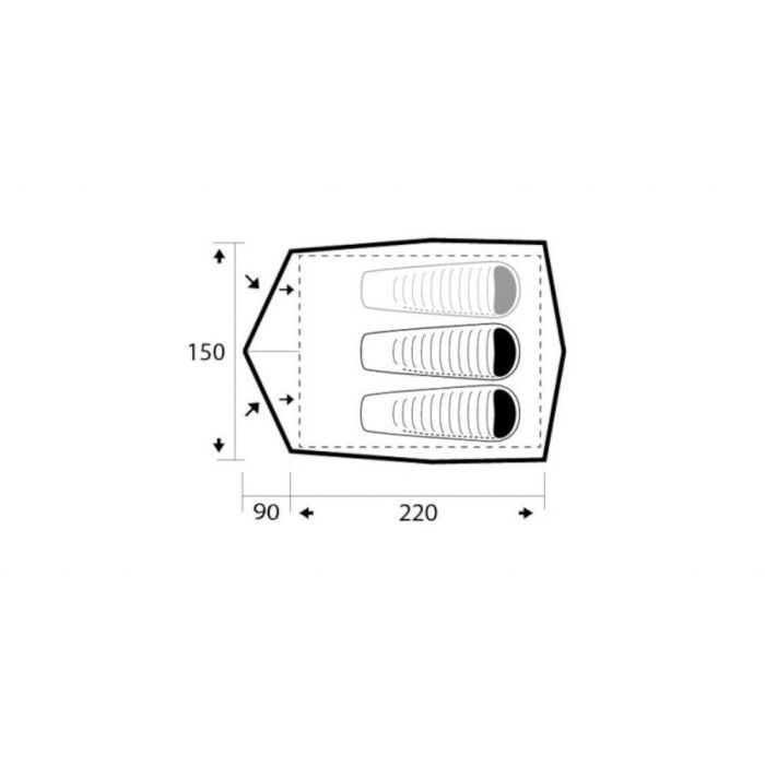 Палатка Trimm Comet sand (001.009.0070) изображение 3