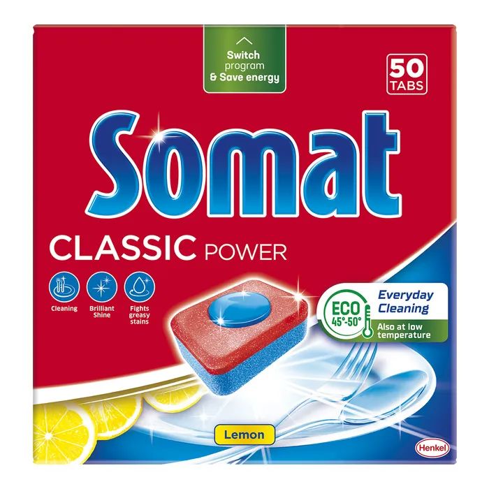 Таблетки для посудомоечных машин Somat Classic Power 95+95 шт. (9000101821406)