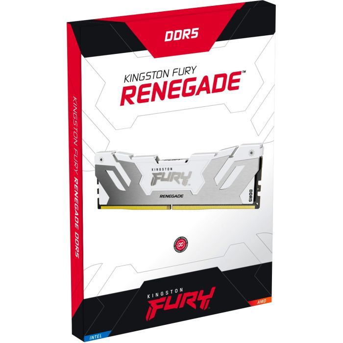 Модуль памяти для компьютера DDR5 32GB (2x16GB) 7200 MHz Renegade White XMP Kingston Fury (ex.HyperX) (KF572C38RWK2-32) изображение 4