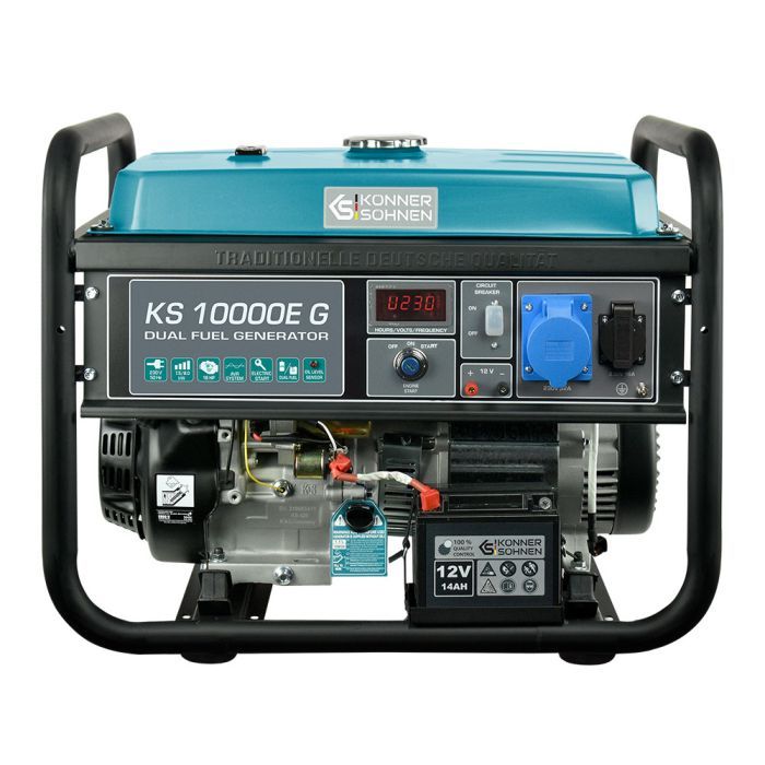Генератор Konner&Sohnen газобензиновий KS 10000E G, 230V, 8.0kW, електростартер, 87кг (KS10000EG) зображення 4