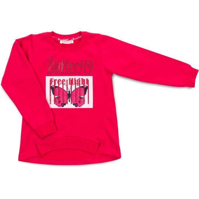 Спортивний костюм дитячий Breeze з метеликом (13080-128G-fuchsia) зображення 2