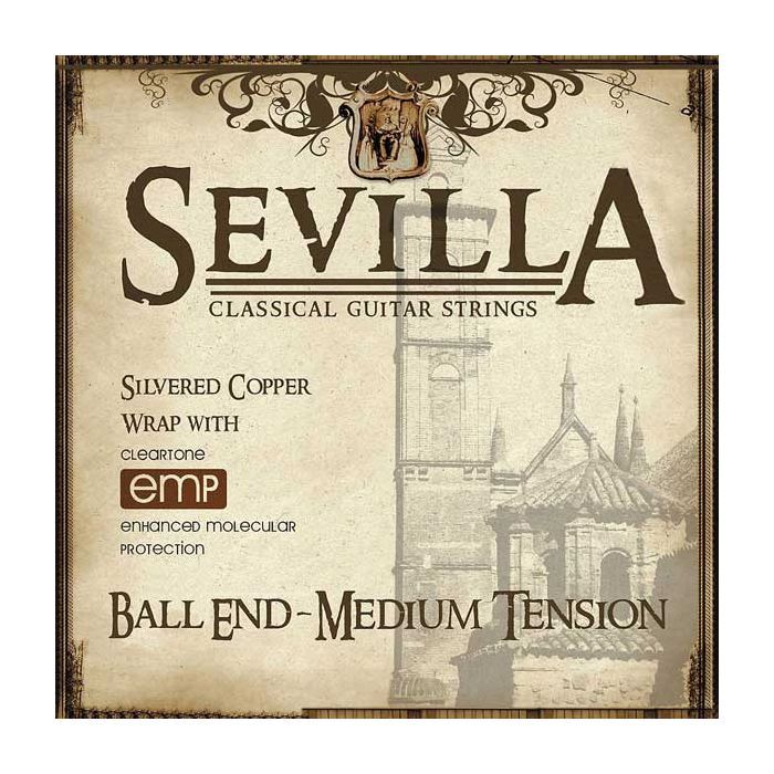 Струни для гітари Cleartone Sevilla Ball End Medium Tension (8442)