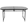 Туристичний стіл Bo-Camp Northgate Oval 150x80 cm Black/Grey (1404188) зображення 2